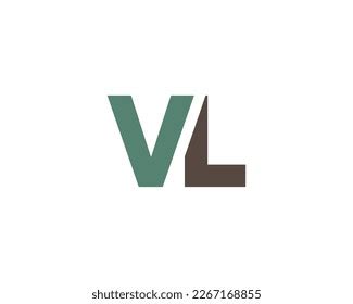 Vl Logo Design Vector Template Stock Vector Royalty Free 2267168855