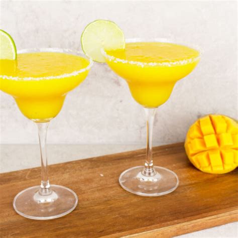 Virgin Mango Margarita Recipe Mango Mocktail The Mango Margarita