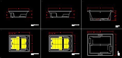 plan  jacuzzi section  dwg  kb cad library