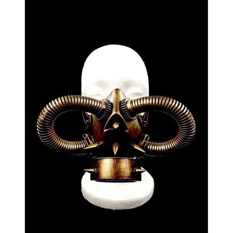 Kayso GSM005GD Steampunk Gas Mask With Tubes Gold Walmart