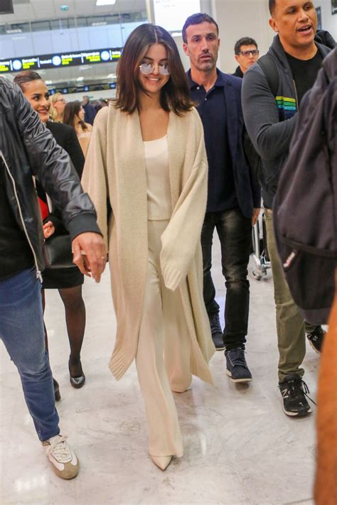 Selena Gomez In Travel Outfit Nice Airport In France 05 13 2019