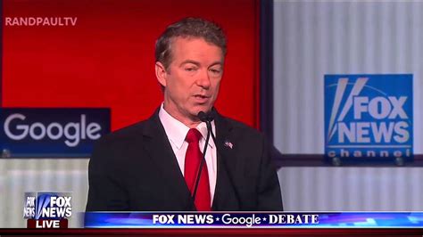 All Of Rand Pauls Responses Fox Gop Debate Gopdebate Youtube