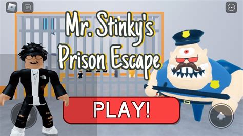 Mr Stinkys Prison Escape Roblox Roblox Mr Stinkys Roblox