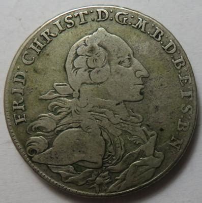 Brandenburg Bayreuth Friedrich Christian 1763 1769 Münzen und