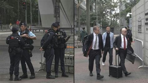 Scene Outside Hong Kong Court As Tycoon Jimmy Lai Pleads Not Guilty