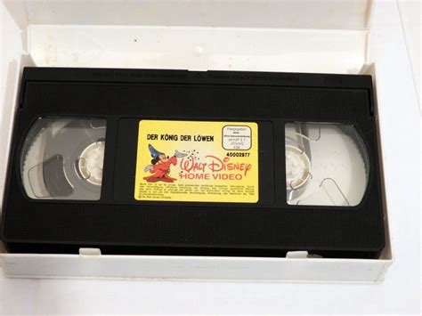 Walt Disney Vhs Videokassette K Nig Der L Wen Hologramm Kaufen Auf