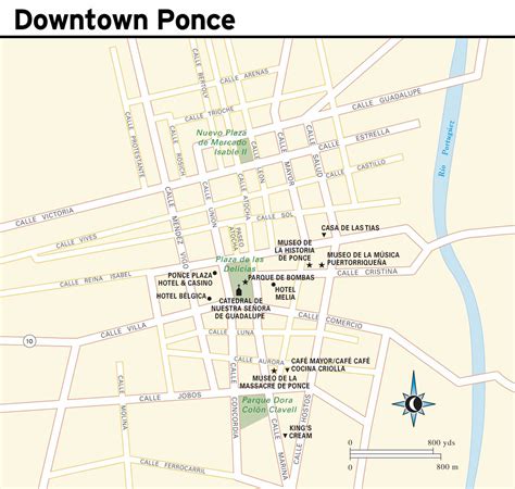 Ponce Puerto Rico Maps