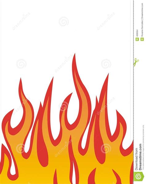 Flames Illustration Stock Images - Image: 499564 Painting & Drawing ...