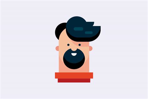 Digital Illustration Flat Design Character In Adobe Illustrator Mark