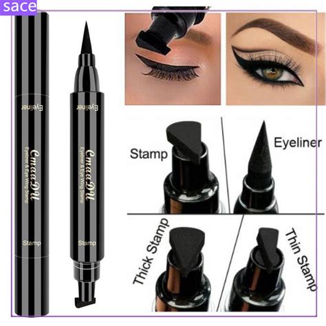 Double Head Waterproof Eyeliner Pen Cat Eye Winged Eyeliner Sexy