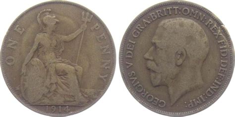 Gro Britannien Penny George V Vf Ma Shops