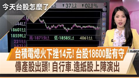 台股創高後拉回 終場跌37點守穩18600點 為奧運預熱 運動休閒股位居類股漲幅冠軍｜【今天台股怎麼了】20240216｜主播陳斯寧