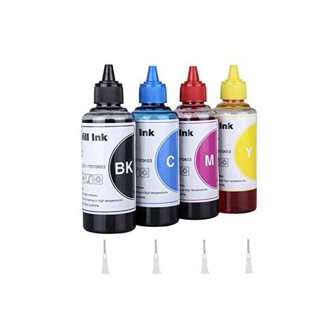 Inkjet Printer Refill Ink Dye Bottles Kit For Lc201 Lc203 Lc101 Lc103