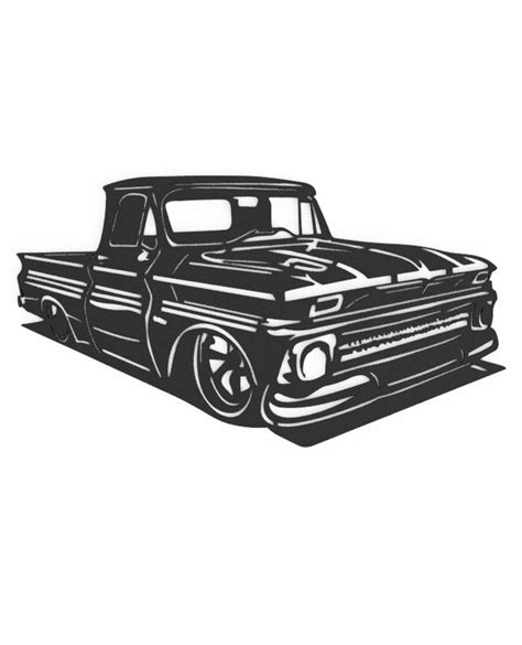 Stl File Chevrolet C10 Lowrider Lowrider Wall Frame 🚙・model To Download And 3d Print・cults