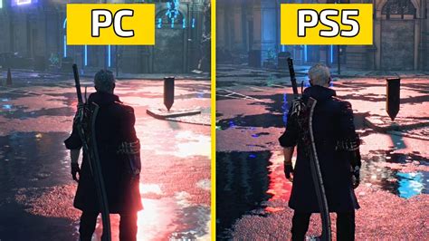 Devil May Cry 5 Special Edition Ps5 Vs Pc Graphics Comparison 4k Ps5 Ray Tracing Youtube