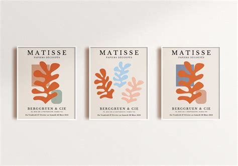 Henri Matisse Printable Set Matisse Print Poster Set Matisse Cutout