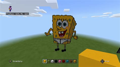 This guy built SpongeBob pixel art : r/spongebob