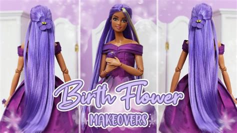 Barbie Birth Flower Doll Makeovers #2: Violet in 2022 | Makeover, Birth flowers, Barbie