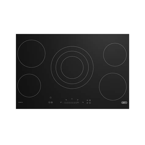 DHD514 Defy Triple Zone Gemini Hob With Control Panel Black Glass