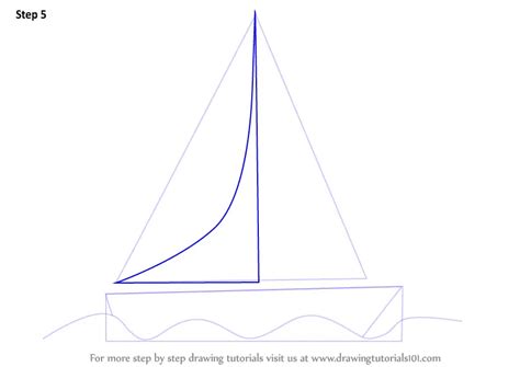 Learn How To Draw A Boat For Kids Boats And Ships Step By Step