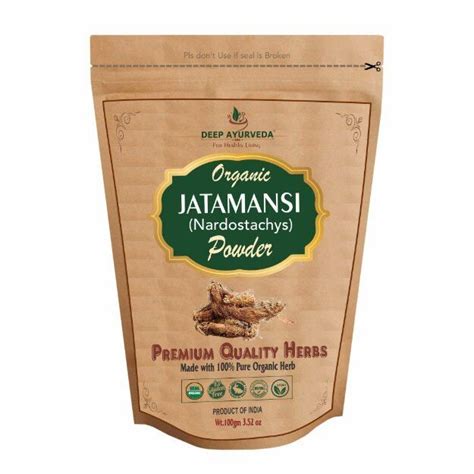 Deep Ayurveda Organic Jatamansi Powder Nardostachys In Hindi