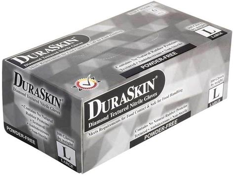 Duraskin Diamond Textured 6 Mil Nitrile Powder Free Gloves