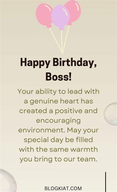 Happy Birthday Wishes For The Best Boss Ever I