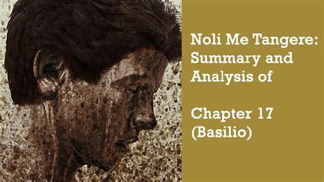 Noli Me Tangere: Summary and Analysis of Chapter 17 (Basilio) - YouTube