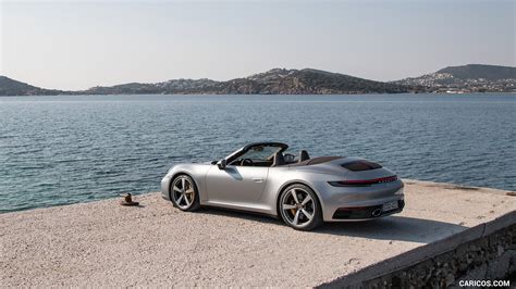 2020 Porsche 911 Carrera S Cabriolet Color GT Silver Metallic Rear