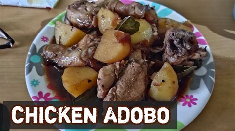 How To Cook Chicken Adobo Simple Recipe Chicken Adobo Youtube