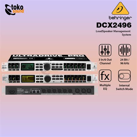 Jual Behringer Ultra Drive Pro Dcx Loudspeaker Management System