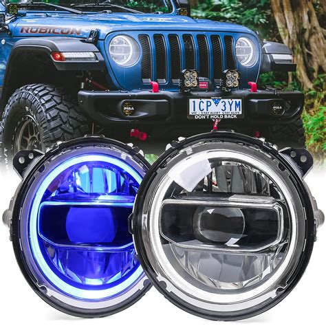 Snapklik DKMGHT LED Headlights For Jeep Wrangler JL Gladiator