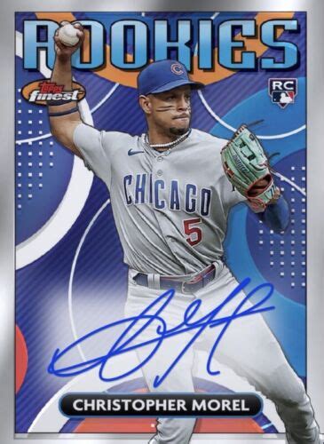 Topps Finest Rc Auto Rookie Signature Christopher Morel Digital Ebay