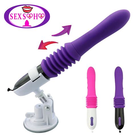 Sex Machine Teleskopowy Wibrator Dildo Automatyczny Masa Er W G R G