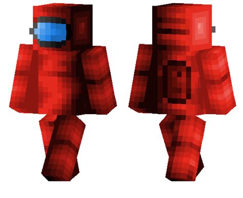 Among Us Red Minecraft Pe Skins