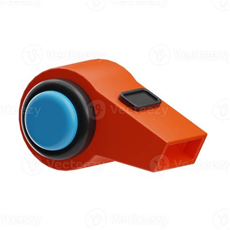 Sport Activity Object Whistle 3d Illustration 29570817 Png