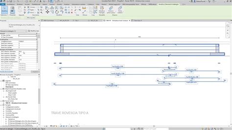 Famiglie Personalizzate Revit Armature Travi Rovesce YouTube