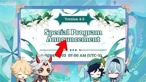 CONFIRMED VERSION 4 5 Special Program LIVESTREAM Release Date And 4 5