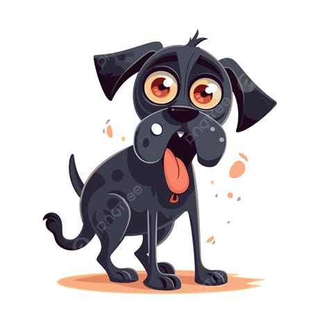 Cachorro Malvado Vetor Png Adesivo Clipart Cachorro Preto 56 Off