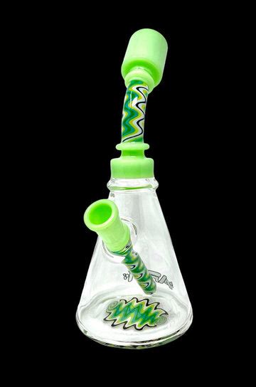 Afm Glass Reversal Wig Wag Power Glass Beaker Bong