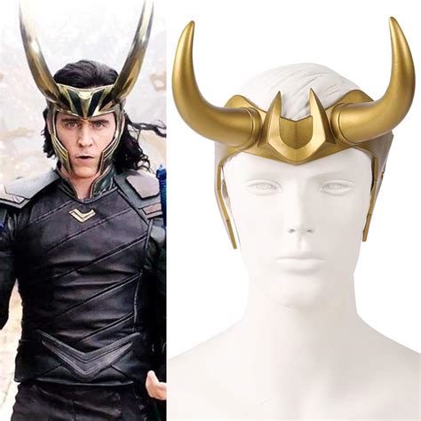 Loki Helmet With Horns Movie Thor Ragnarok Crown Norse Mythology