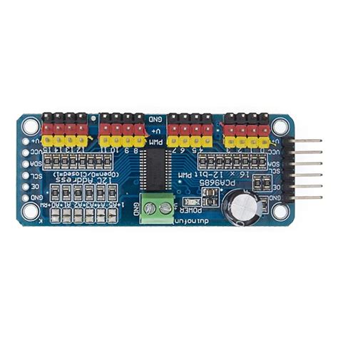 Modulo PCA9685 Servomotor I2c 16 Canales Pwm 12Bits Rantec Electronics