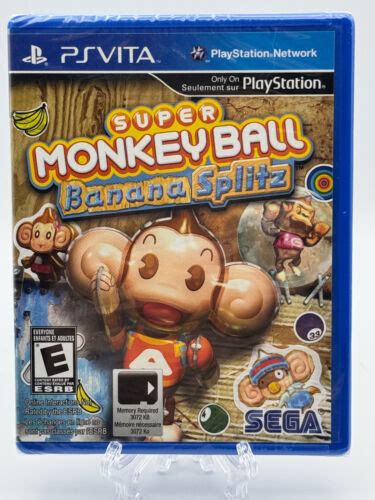 Super Monkey Ball Banana Splitz PlayStation Vita Brand New Sealed