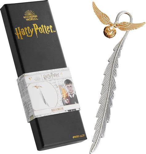 Marque Page Harry Potter Plume Et Vif D Or