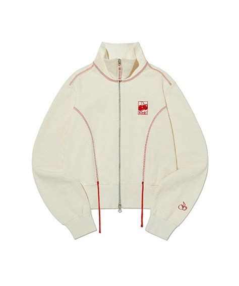 MUSINSA KIRSH Kirsch Line Color Point Zip Up Cream