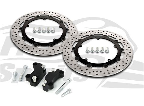 Harley Davidson Dyna Dual Disc Cast Wheels Brake Rotors Kit