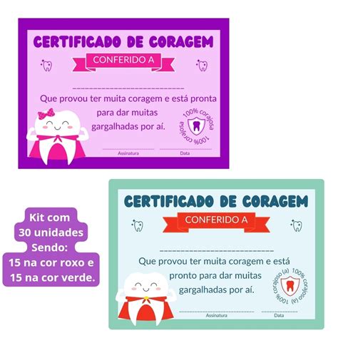 Certificado Diploma Da Coragem