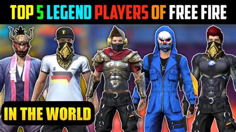 Top Fastest Legend Players In Free Fire Ll Most Dangerous Players In