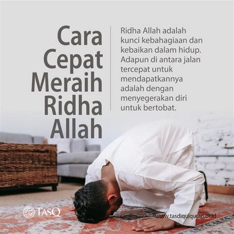 Cara Cepat Meraih Ridho Allah Tasq