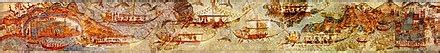 Ship Procession Fresco Akrotiri Wikidata